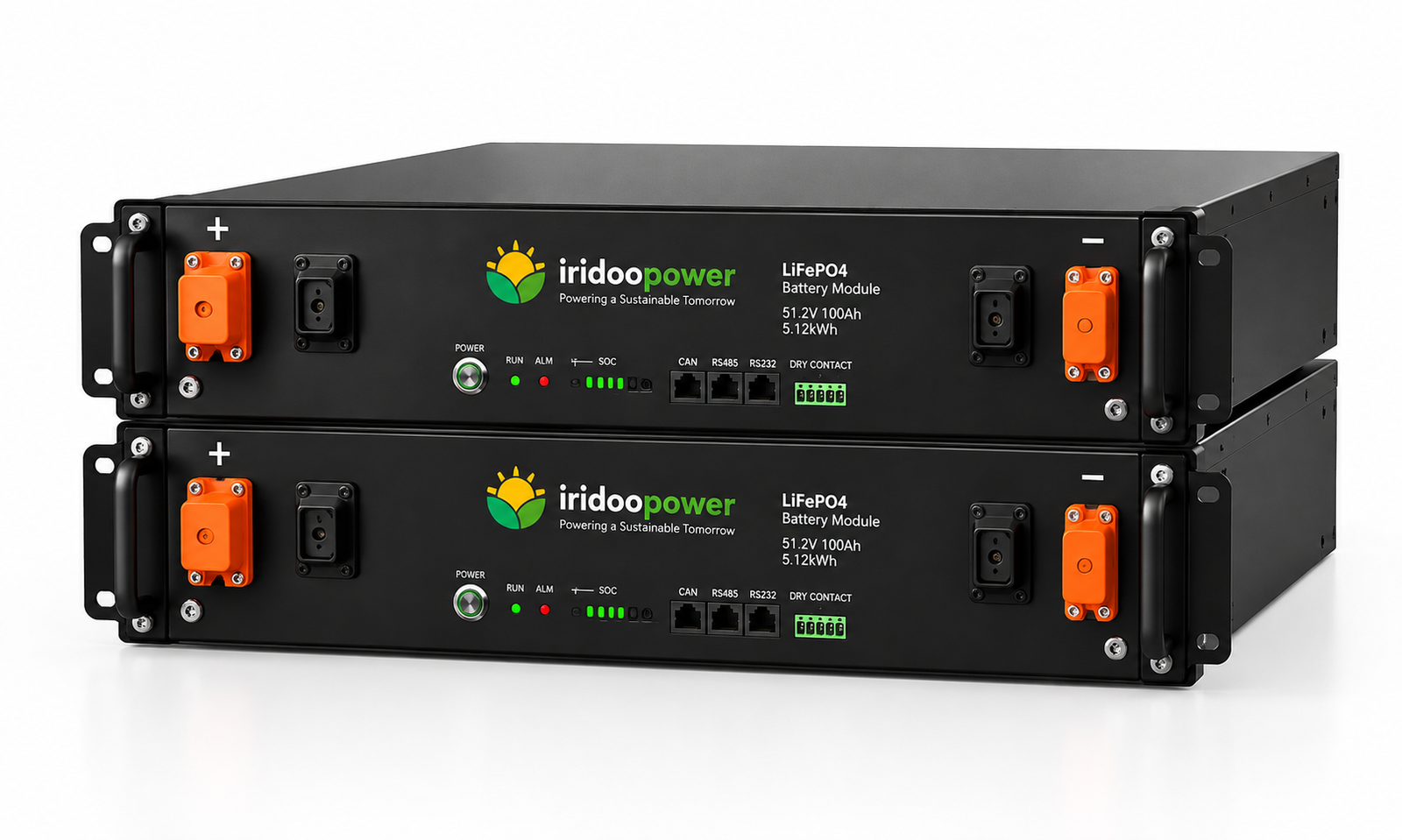 Rack-mounted LiFePO4 server rack batteries